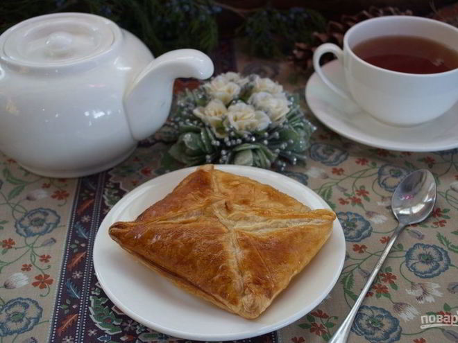 Рецепт слоеного бездрожжевого теста с творогом