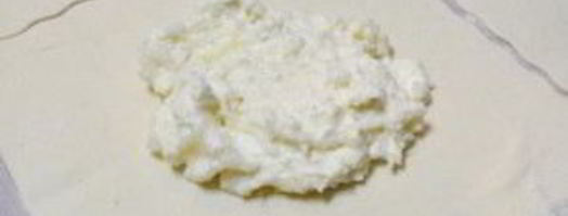 слоеное бездрожжевое тесто с творогом. Шаг 3