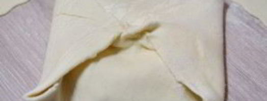 слоеное бездрожжевое тесто с творогом. Шаг 4