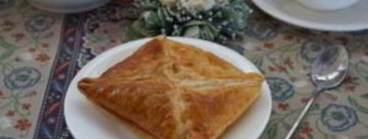 слоеное бездрожжевое тесто с творогом. Шаг 6