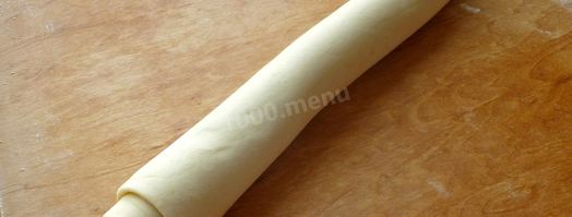 слоеное дрожжевое тесто с яблоками. Шаг 11