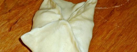 слоеное дрожжевое тесто с яблоками. Шаг 19