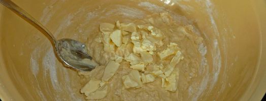 слоеное дрожжевое тесто с яблоками. Шаг 4