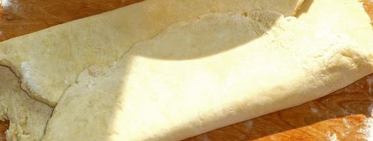 слоеное дрожжевое тесто с яблоками. Шаг 7