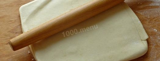 слоеное дрожжевое тесто с яблоками. Шаг 10