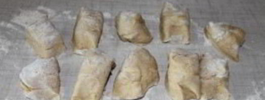 слоеное тесто на сковороде. Шаг 4