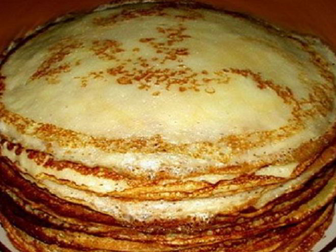 Рецепт теста для блинчиков