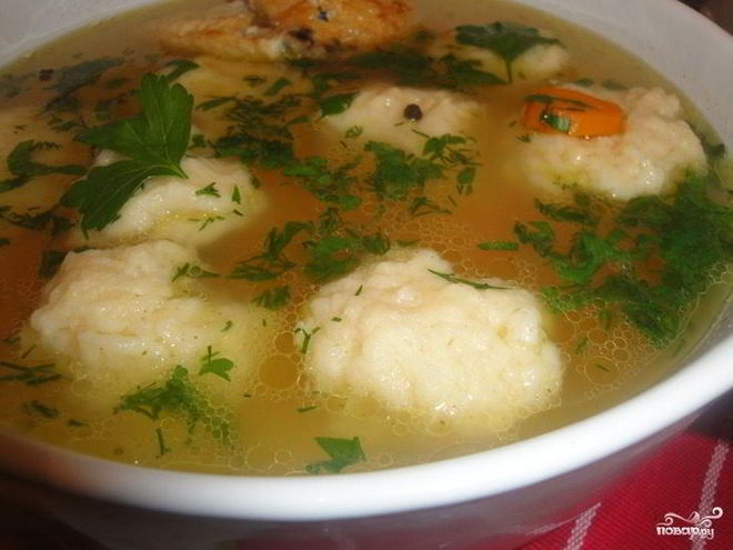 Рецепт теста для клецек