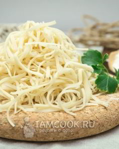 Тесто для лапши на воде