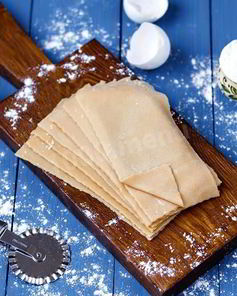 Тесто для листов лазаньи