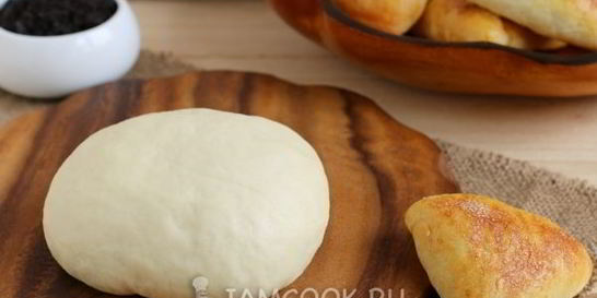 Тесто для пирожков на кефире без яиц