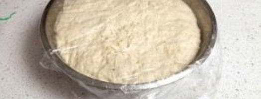 тесто для пиццы без замеса. Шаг 3