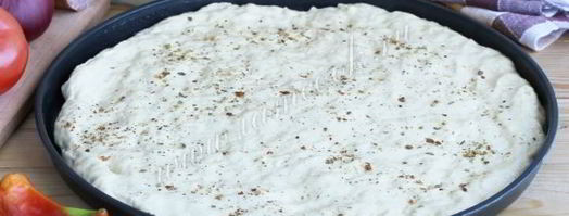 тесто для пиццы на кефире. Шаг 12