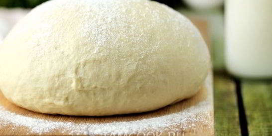 Тесто для пиццы на молоке