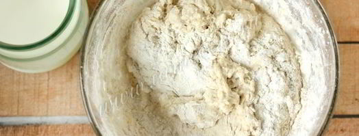 тесто для пиццы на молоке. Шаг 4