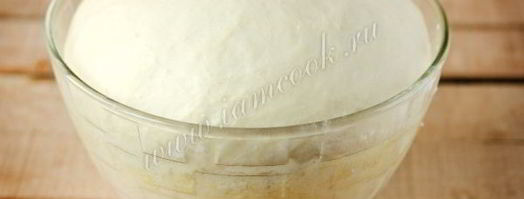 тесто для пиццы на молоке. Шаг 7