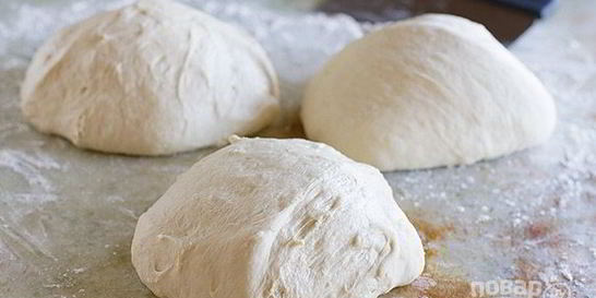 Тесто для пиццы с сухими дрожжами