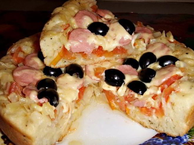 Рецепт теста для пиццы в мультиварке