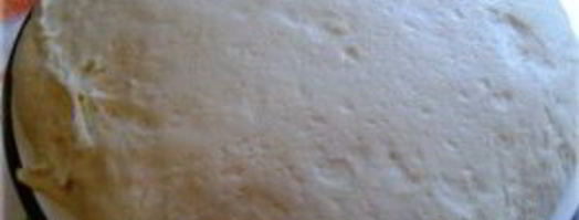 тесто на кефире с дрожжами. Шаг 4