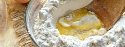 тесто на молоке без дрожжей. Шаг 3