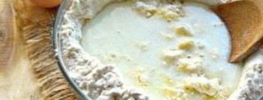 тесто на молоке без дрожжей. Шаг 5