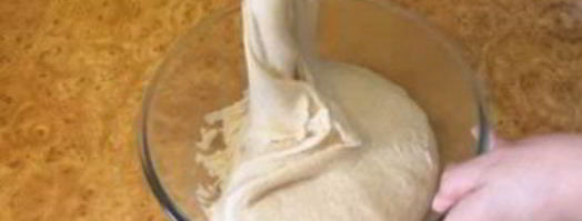 тесто на закваске для несладкой выпечки. Шаг 4