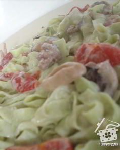 Тесто зеленое шпинатное для равиоли, каннелони, лазаньи