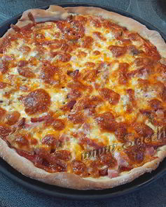 Тонкое тесто для пиццы