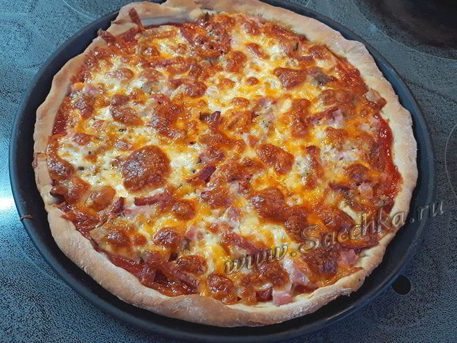 Рецепт тонкого теста для пиццы