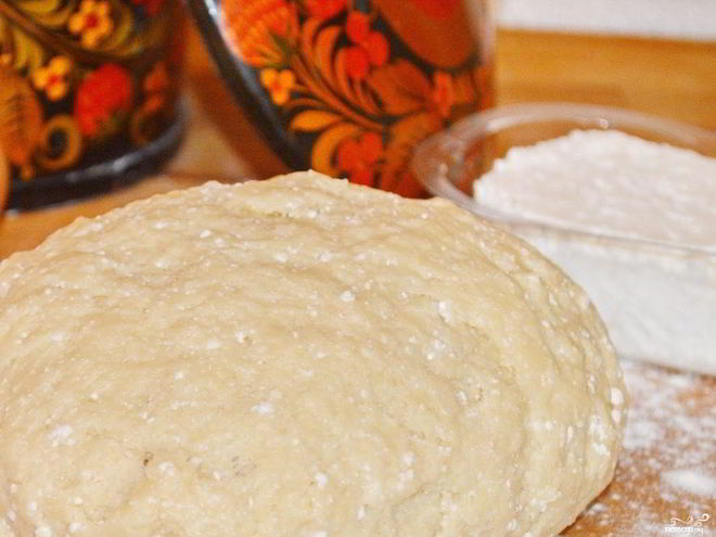 Рецепт творожного теста для пирожков в духовке