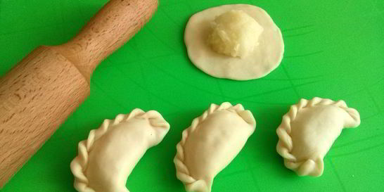 Заварное тесто для варенников