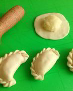 Заварное тесто для варенников