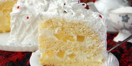 Ананасовый торт