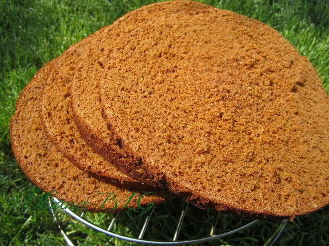 Рецепт бисквита медового