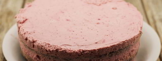 бисквитный торт с малиной. Шаг 11