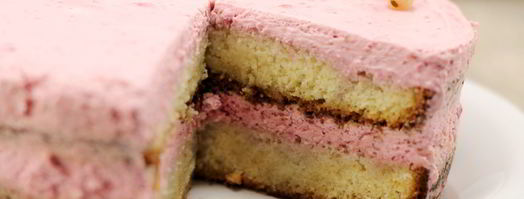 бисквитный торт с малиной. Шаг 12