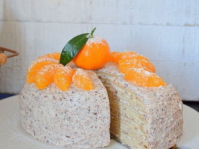 Рецепт блинного торта с шоколадом