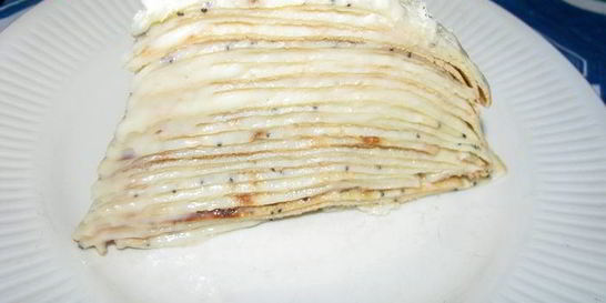 Блинный торт с заварным кремом