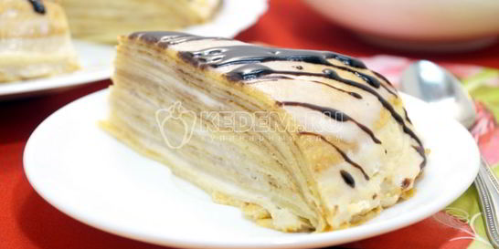 Блинный торт со сгущенкой