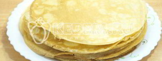 блинный торт со сгущенкой. Шаг 5