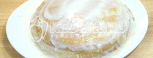 блинный торт со сгущенкой. Шаг 7