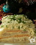 Чудесный закусочный наполеон