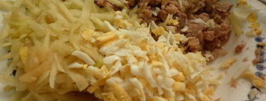 чудесный закусочный наполеон. Шаг 3