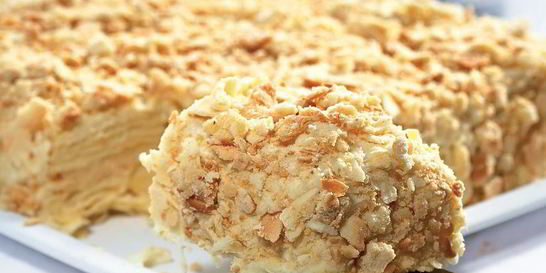 Домашний Наполеон с заварным масляным кремом