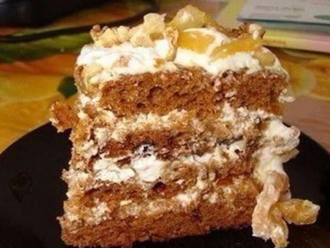 Рецепт домашнего торта трухлявого пень на кефире