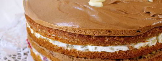 фруктовый торт с шоколадной глазурью. Шаг 16