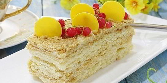 Идеальный торт Наполеон из готового теста