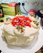 Классический торт Клубника со сливками