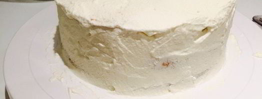 классический торт клубника со сливками. Шаг 13