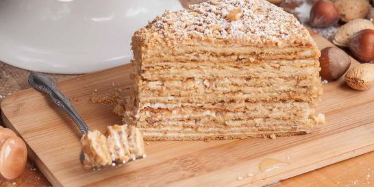 Медовик со сметанным кремом